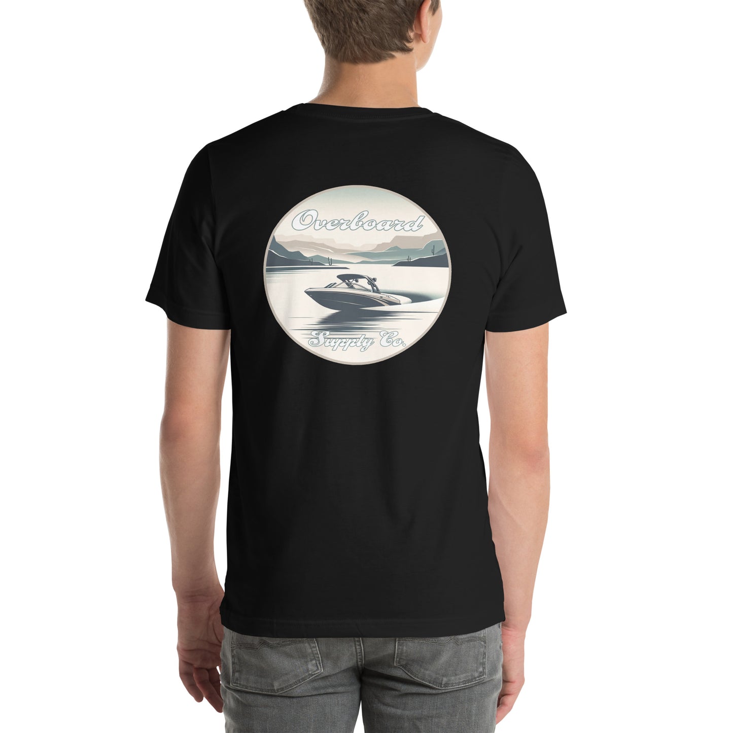 Subtle Wake Boat - Unisex t-shirt