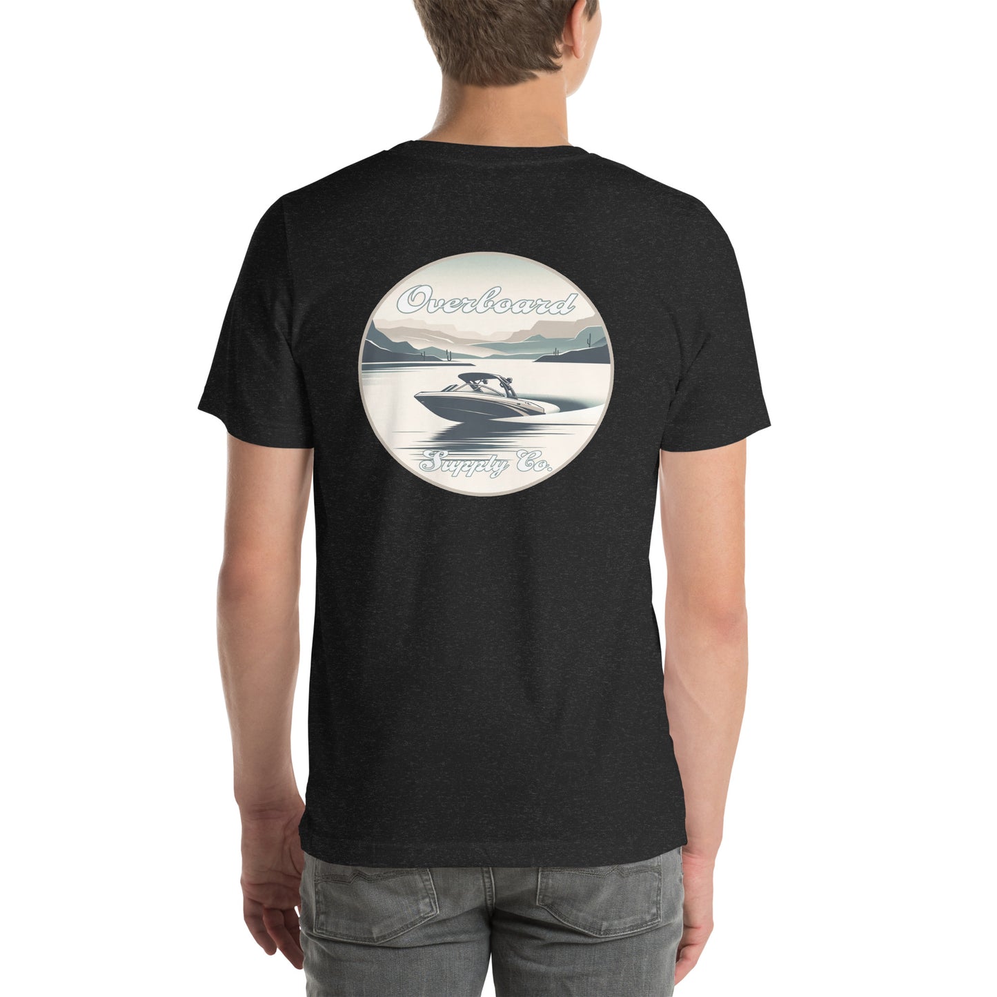 Subtle Wake Boat - Unisex t-shirt