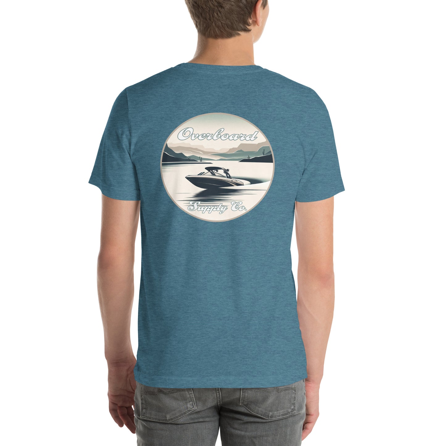 Subtle Wake Boat - Unisex t-shirt