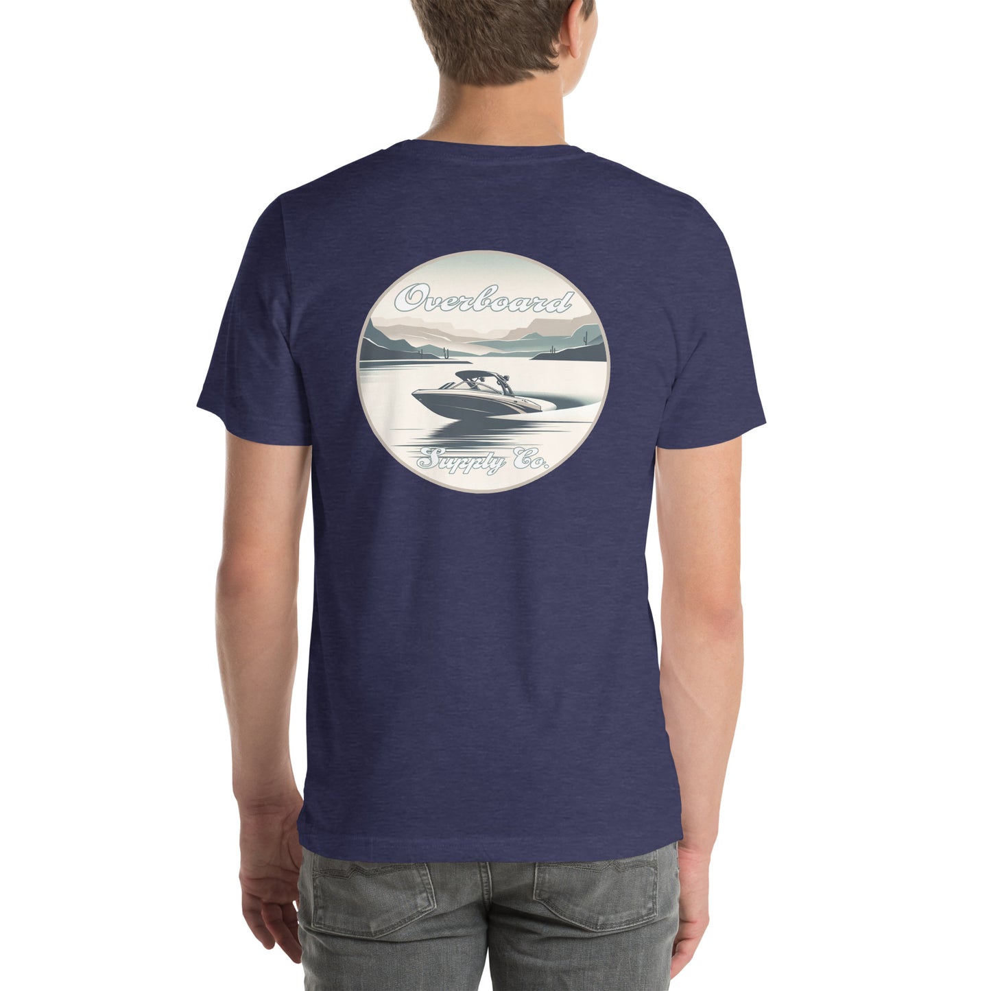 Subtle Wake Boat - Unisex t-shirt