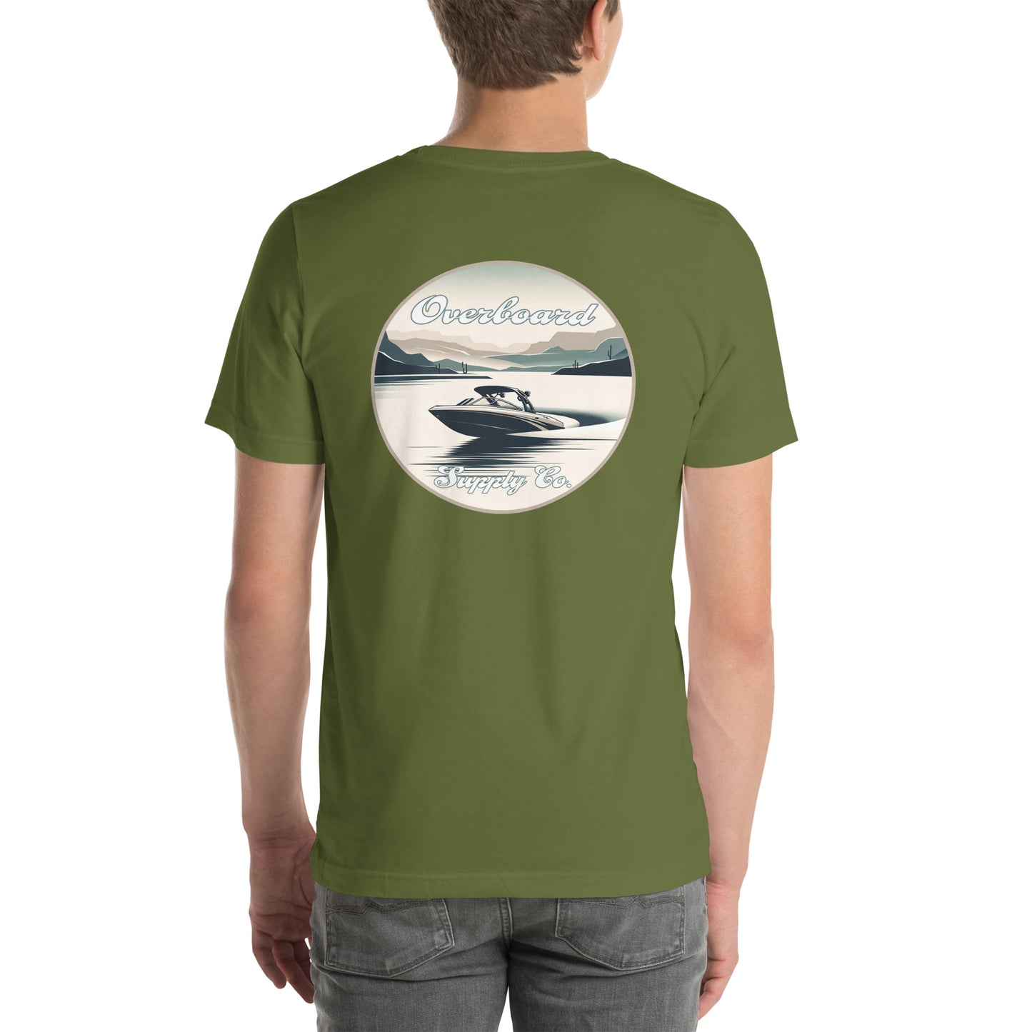 Subtle Wake Boat - Unisex t-shirt