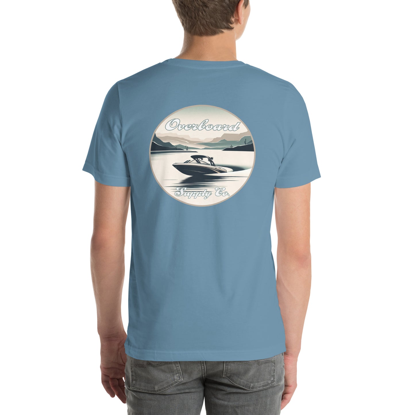 Subtle Wake Boat - Unisex t-shirt